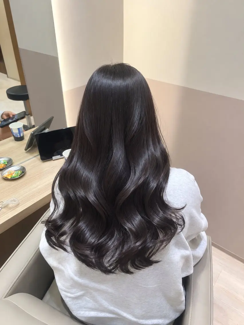 セミロング カット トリートメント yuuna 🤎のヘアスタイル