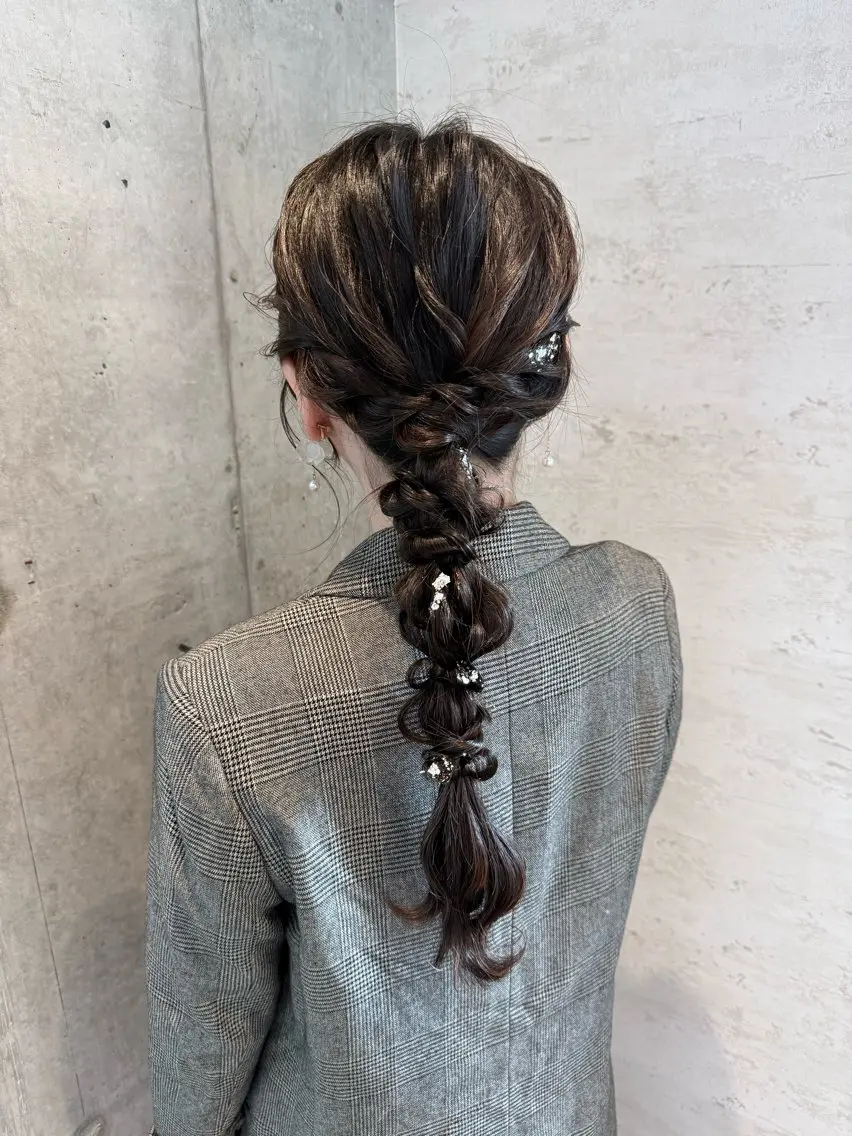 ロング ヘアアレンジ 🎀ヘアセット/艶髪 /はやしほのか🎀のヘアスタイル