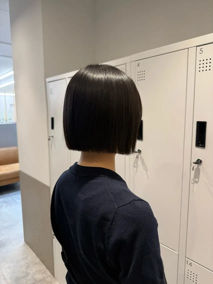 ショート ボブ 早田 華のヘアスタイル