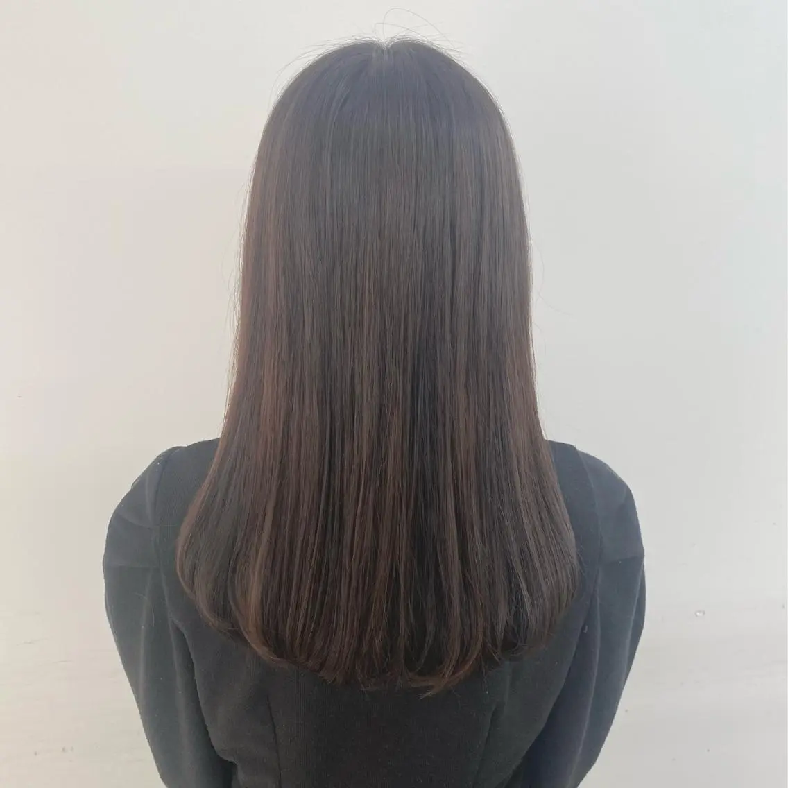セミロング ヘアカラー トリートメント 吉原 みえのヘアスタイル