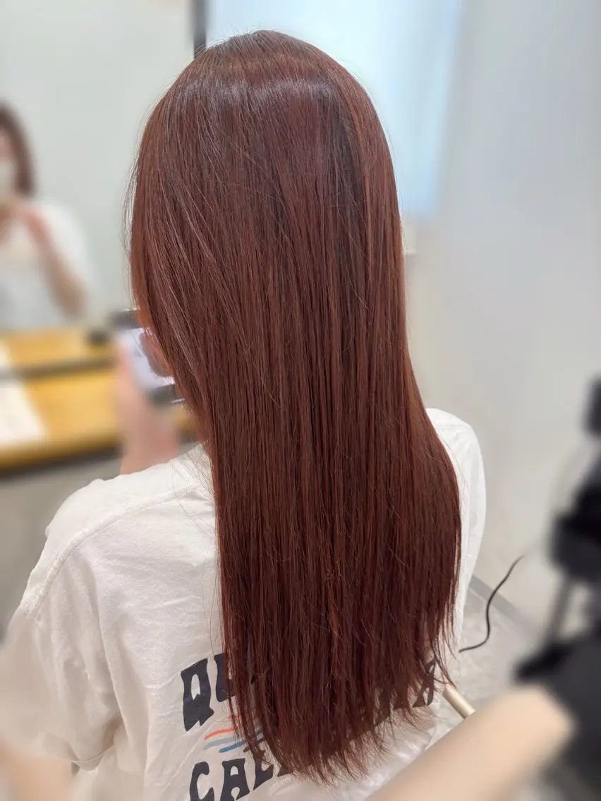 ロング カラー カット ヘアカラー Rangali Rinのヘアスタイル