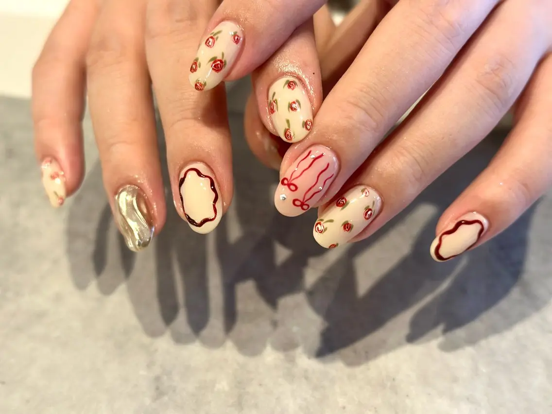 ネイル 持ち込み ikoi Kotomiのネイルデザイン