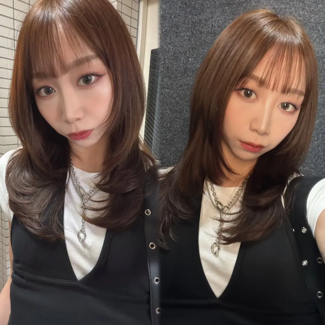 ロング カラー カット 髪質改善will hairdesignのヘアスタイル