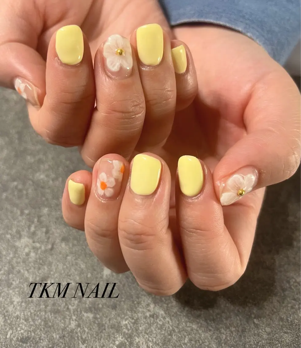 ネイル アートネイル シンプルネイル ハンドネイル フットネイル ______ TKM  NAILのネイルデザイン