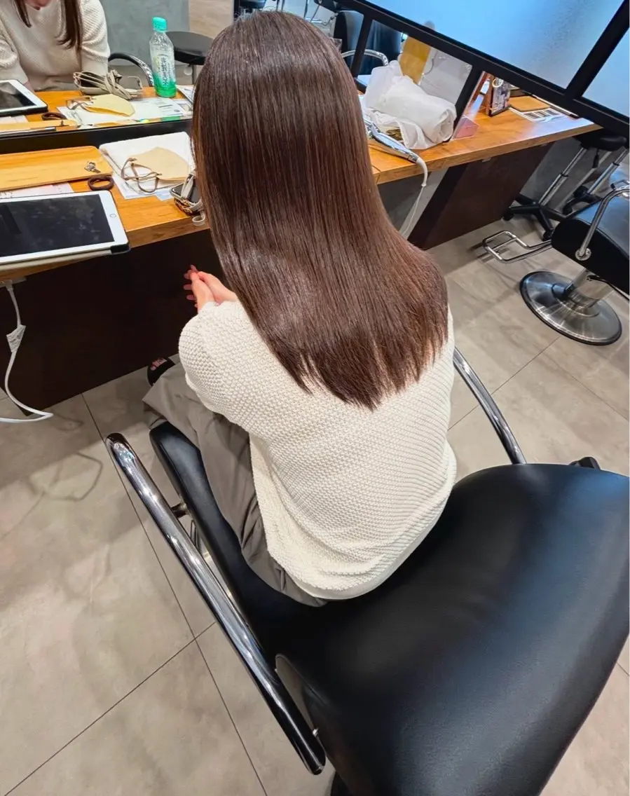 【新生活にオススメ☆】平日限定 カット+髪質改善水光カラー☆の写真