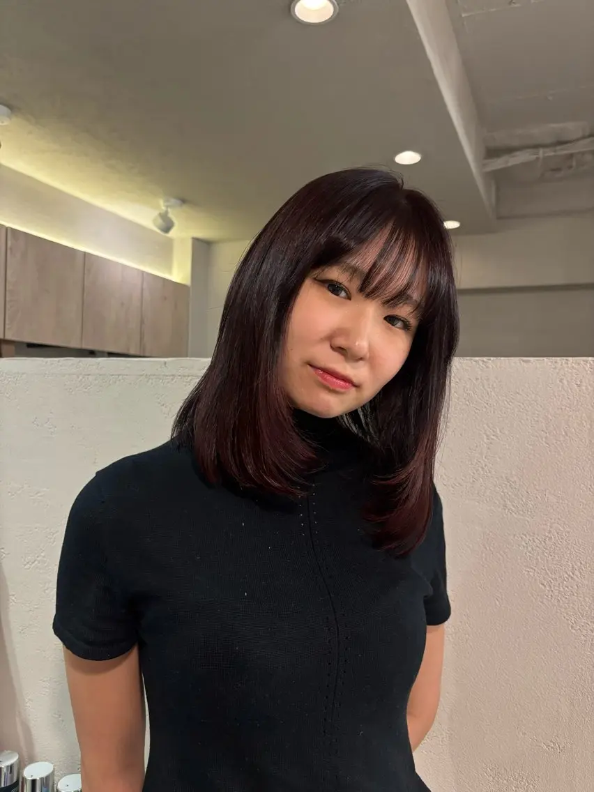 ミディアム ヘアカラー ひなの /モデル募集中のヘアスタイル