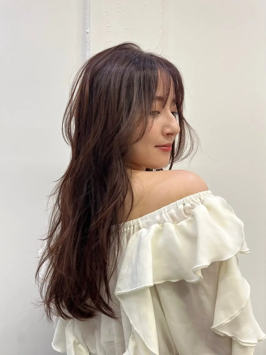 ロング カット ヘアカラー 透明感/似合わせ/ 村田七夕のヘアスタイル