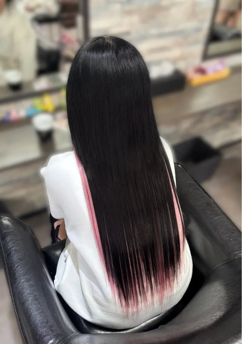 ロング エクステ ヘアカラー エクステ OZ 梅田店／ ユウリのヘアスタイル