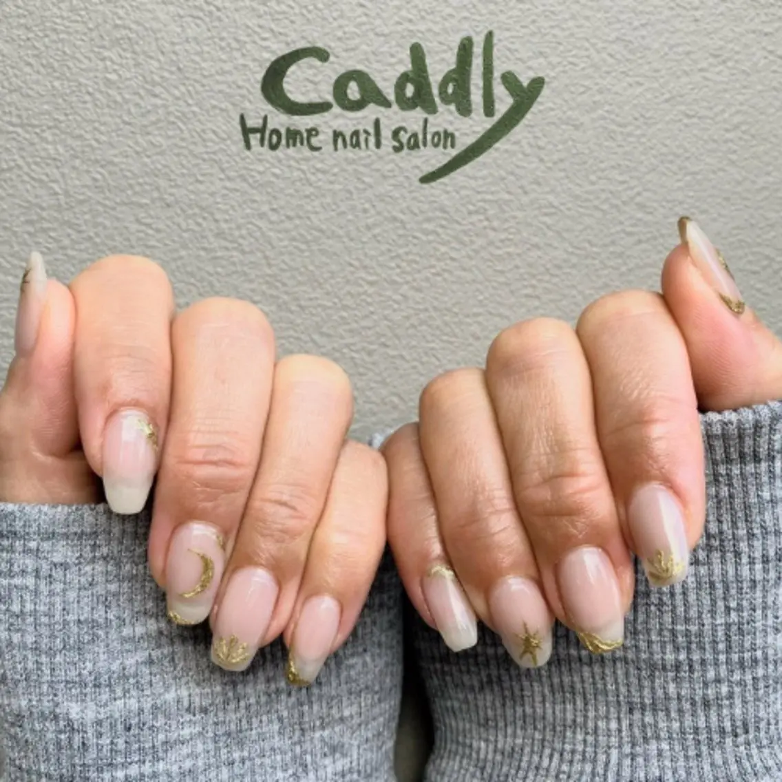 ネイル アートネイル キラキラネイル 持ち込み caddly naoのネイルデザイン