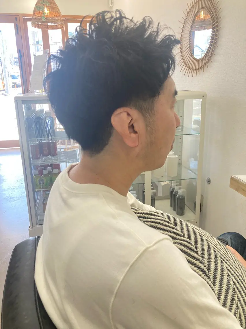 "メンズ"カット & +眉カット+ヘッドスパ5分の写真