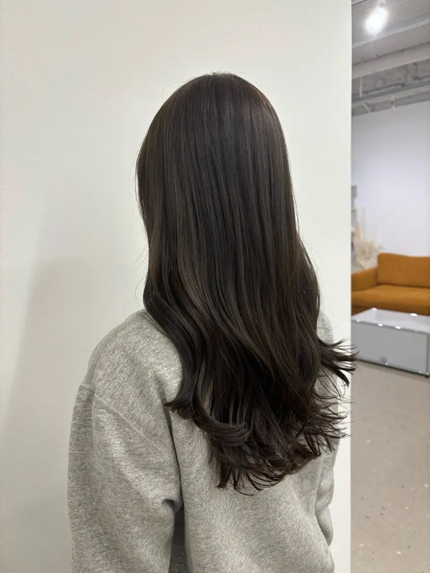 ロング カラー カット ヘアカラー トリートメント 似合わせ美髪ヘア✨ 天王寺．阿倍野🌈のヘアスタイル