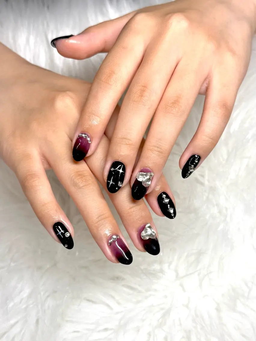 ネイル ハンドネイル 🌏AURORA | RiRi🪐のネイルデザイン