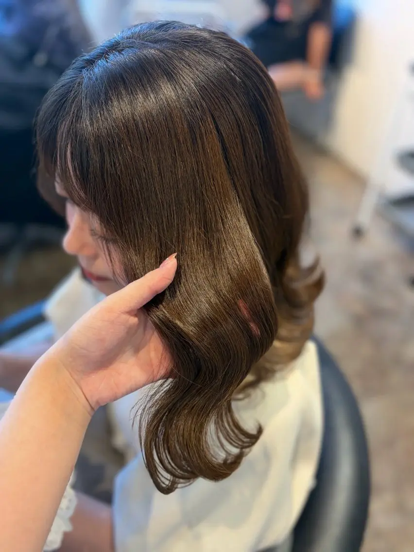ミディアム 佐野 叶羽のヘアスタイル