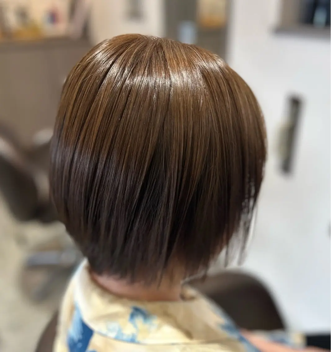 ショート カラー ヘアカラー 大西 葵のヘアスタイル