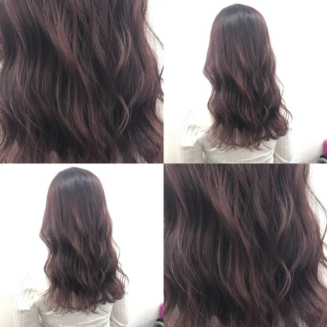 ロング カラー パーマ ヘアアレンジ メンズ キッズ ネイル マツエク・マツパ 上品＆韓国風 🥀海心🥀のヘアスタイル