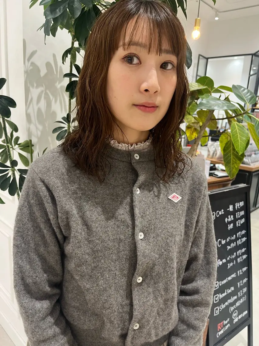 似合わせカット＋パーマの写真