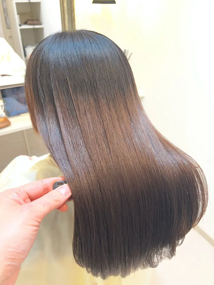 ロング カット 縮毛矯正 トリートメント 🌕酸性縮毛矯正 高野竜🌕のヘアスタイル