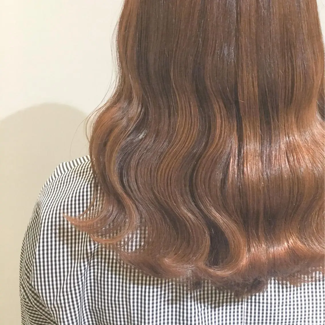 セミロング カラー ヘアアレンジ オレンジ 柔らか垢抜けｶﾗｰと ｶｯﾄ🫧ASUKAのヘアスタイル