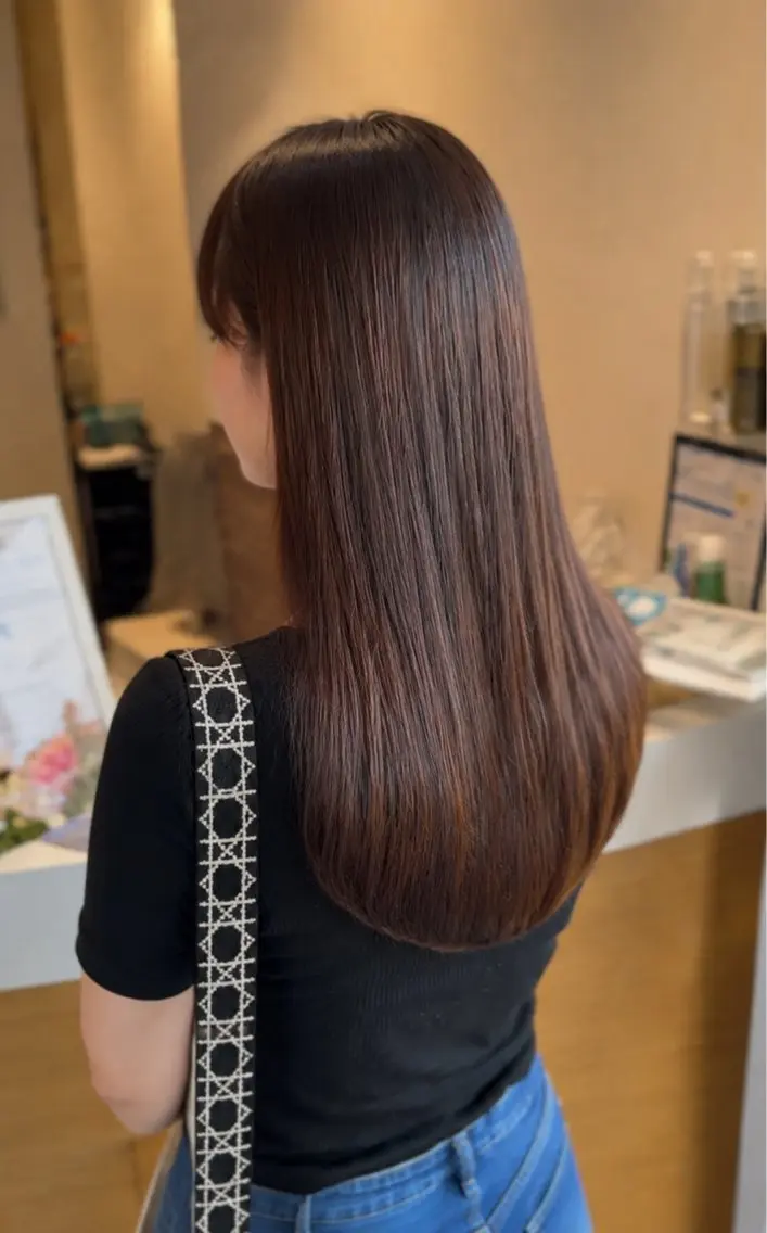 ロング 髪質改善 ロング 縮毛矯正 トリートメント 縮毛矯正 美髪縮毛矯正専門 ✨be:up✨のヘアスタイル