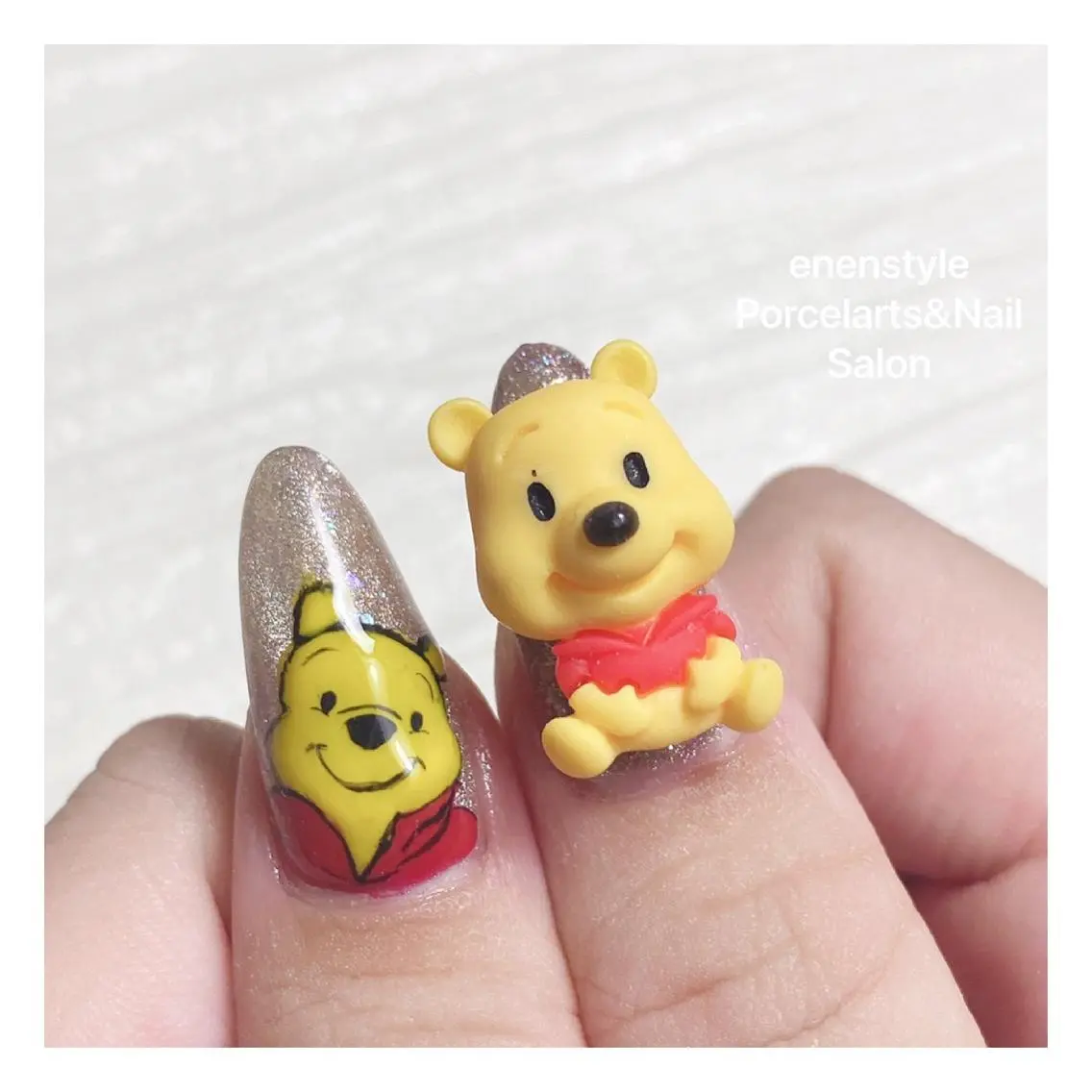ミディアム ネイル 🐾enen style 🐾のネイルデザイン
