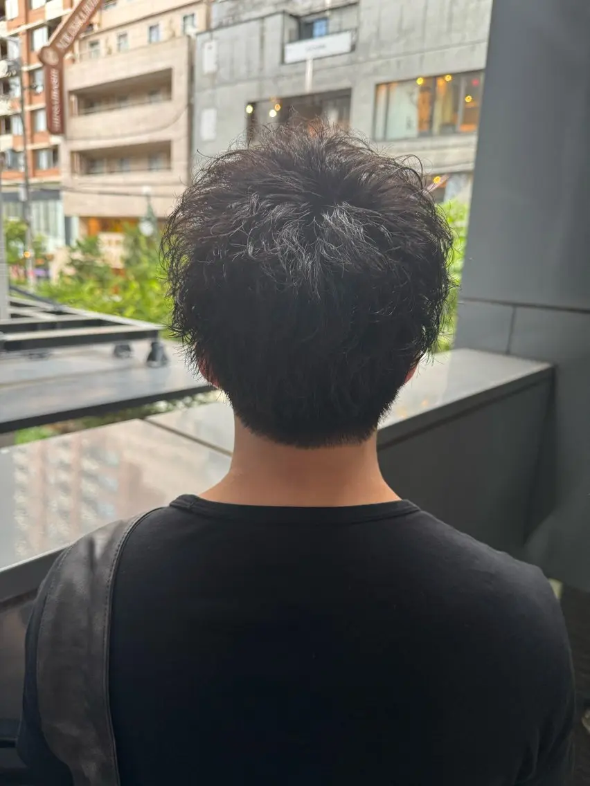 メンズ カット パーマ 河野 悠のヘアスタイル