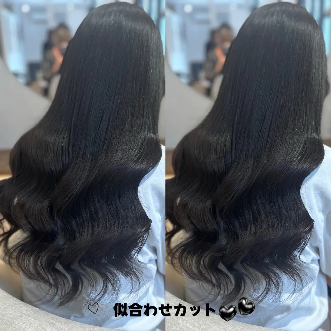 ロング 似合わせカット カット ヘアカラー トリートメント lovis🧸ゆうあ 🧸/透明感カラーのヘアスタイル