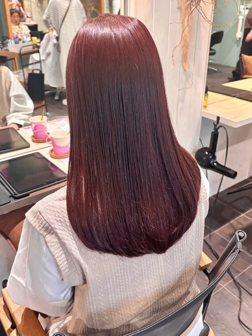 ロング カラー オーガニックカラー/ 表参道/ルカのヘアスタイル