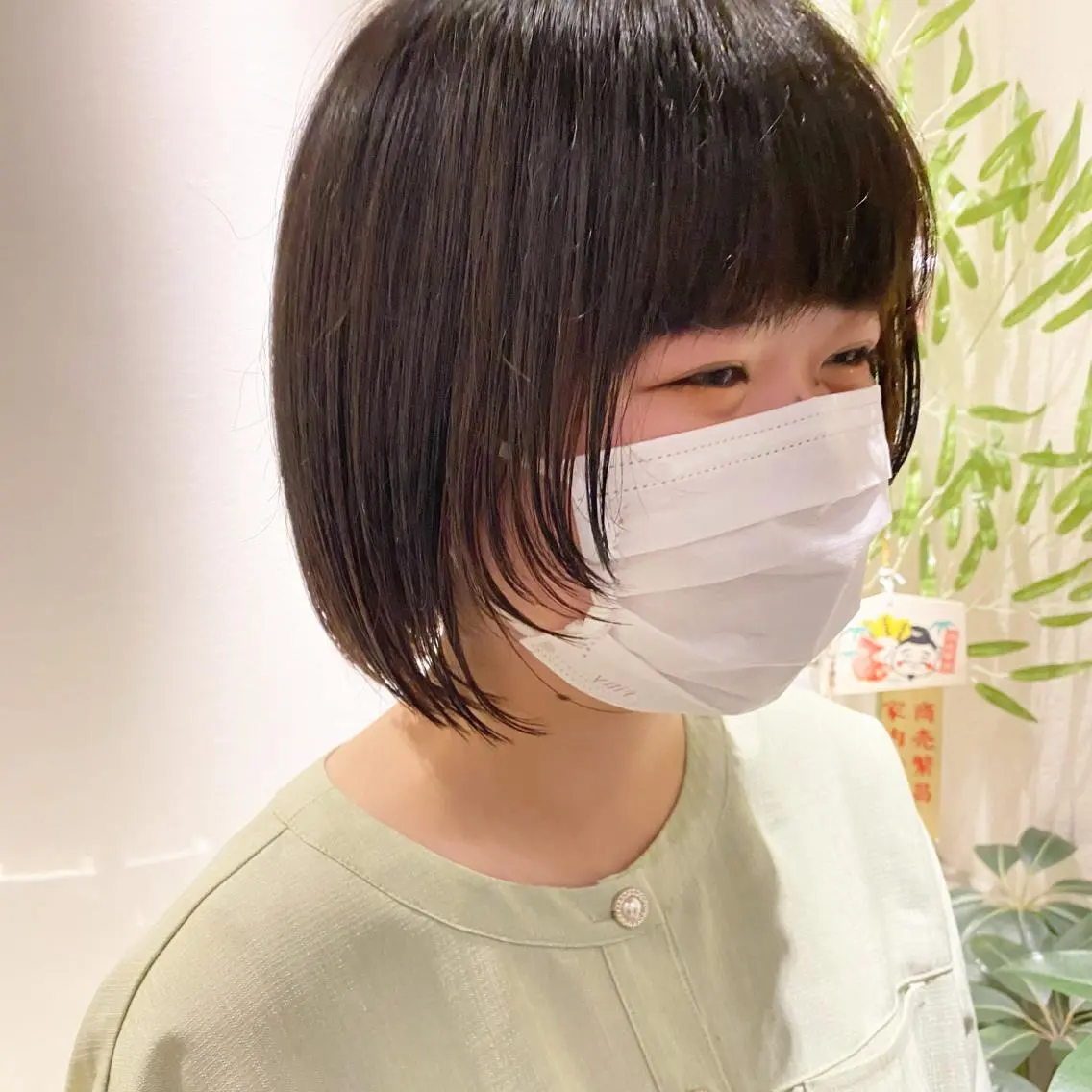 ショート アッシュ ボブ 髪質改善 レイヤーカット ショートヘア カット ショート〜ミディアム 喜多司のヘアスタイル