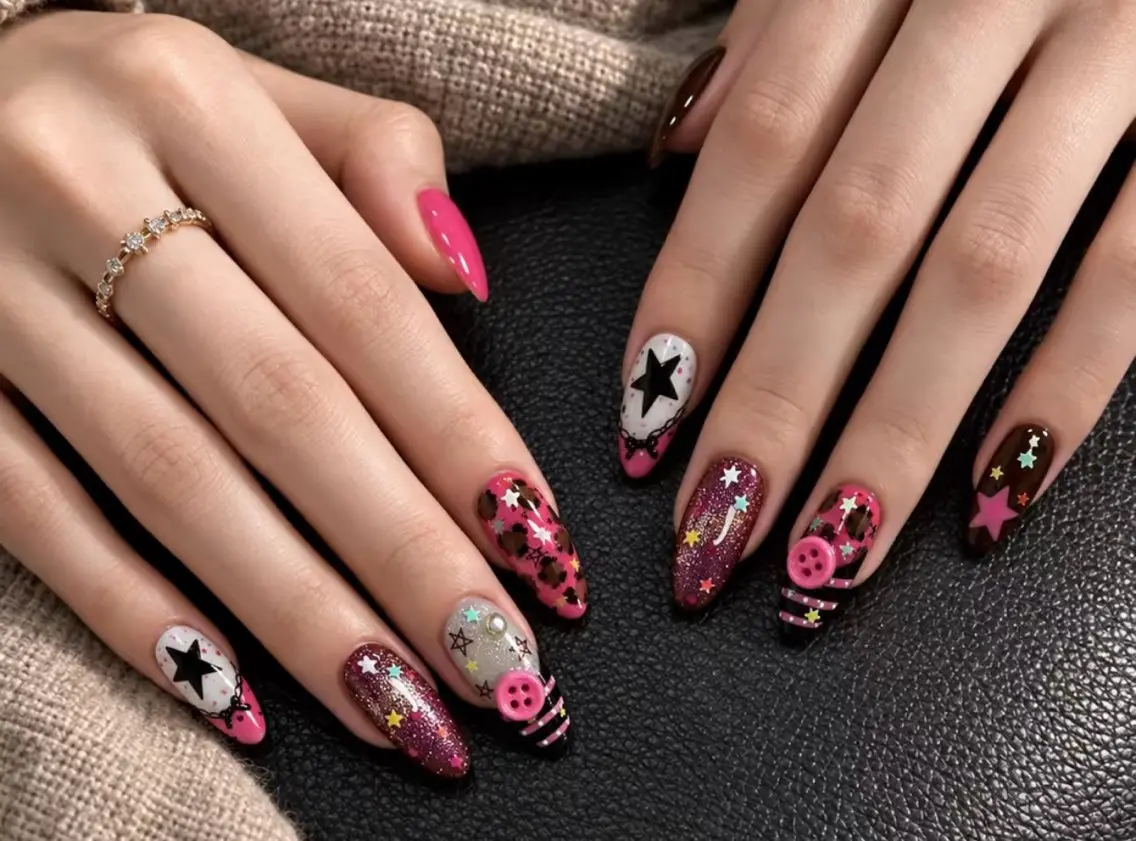 ネイル チークネイル 長さ出し フラッシュネイル フレンチネイル グラデーション ハンドネイル MAY NAIL salon高田馬場のネイルデザイン