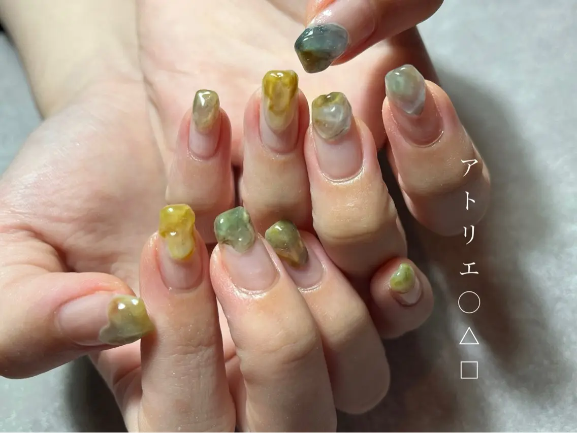 ネイル ハンドネイル アトリエ ○△□のネイルデザイン