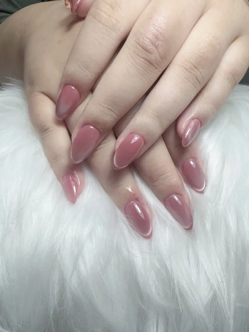ネイル アートネイル 成人式 ジェルネイル ニュアンスネイル ネイルチップ Kora Nailのネイルデザイン