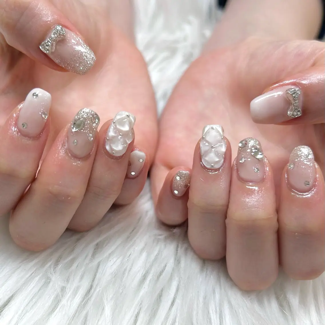 ネイル リボン SOARE TADAのネイルデザイン