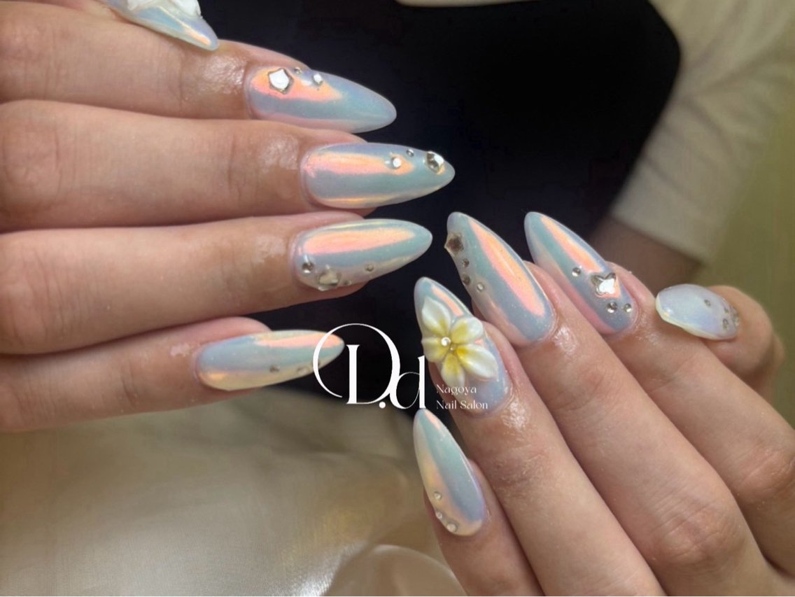 ネイル フットネイル フレンチネイル ジェルネイル ガーリー グラデーション ハンドネイル D.d Nail Moeのネイルデザイン