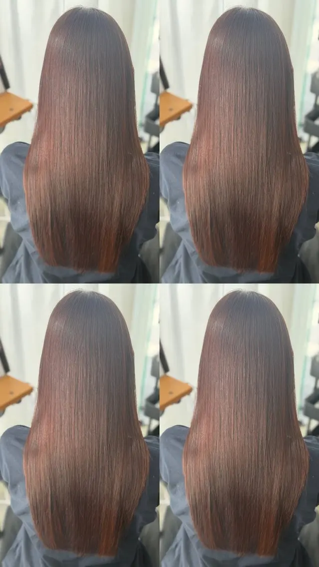 ロング ヘアカラー トリートメント 髪質改善🪽 森川☜ ☜ のヘアスタイル