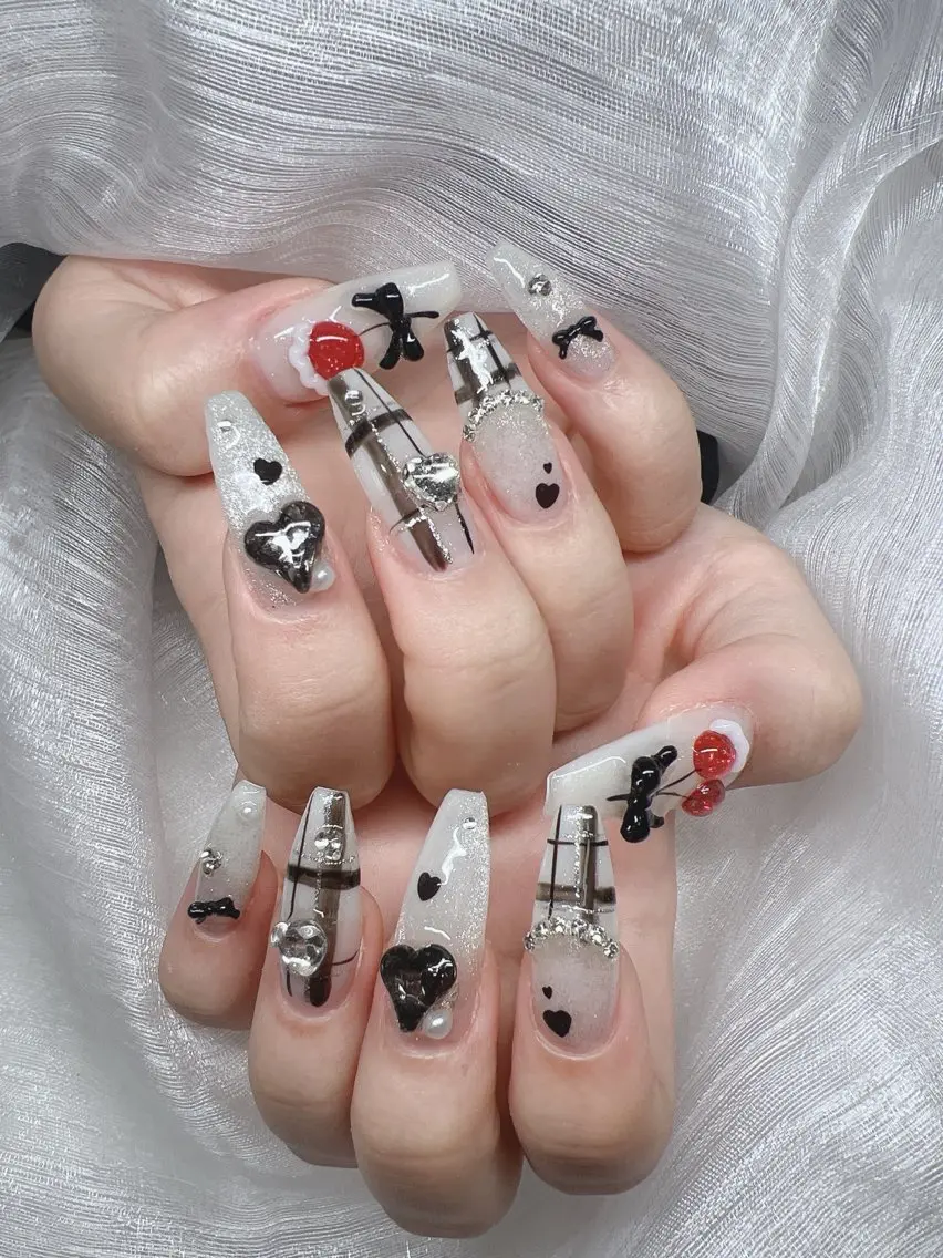 ネイル ハンドネイル Lee Nails チップ長さだし専門店のネイルデザイン