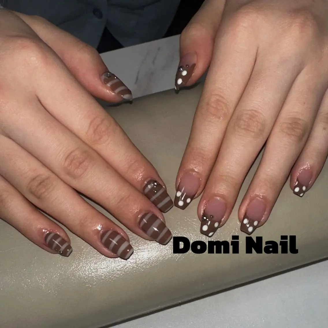 ネイル 持ち込み ネイルチップ ハンドネイル 渋谷 Domi Nailのネイルデザイン