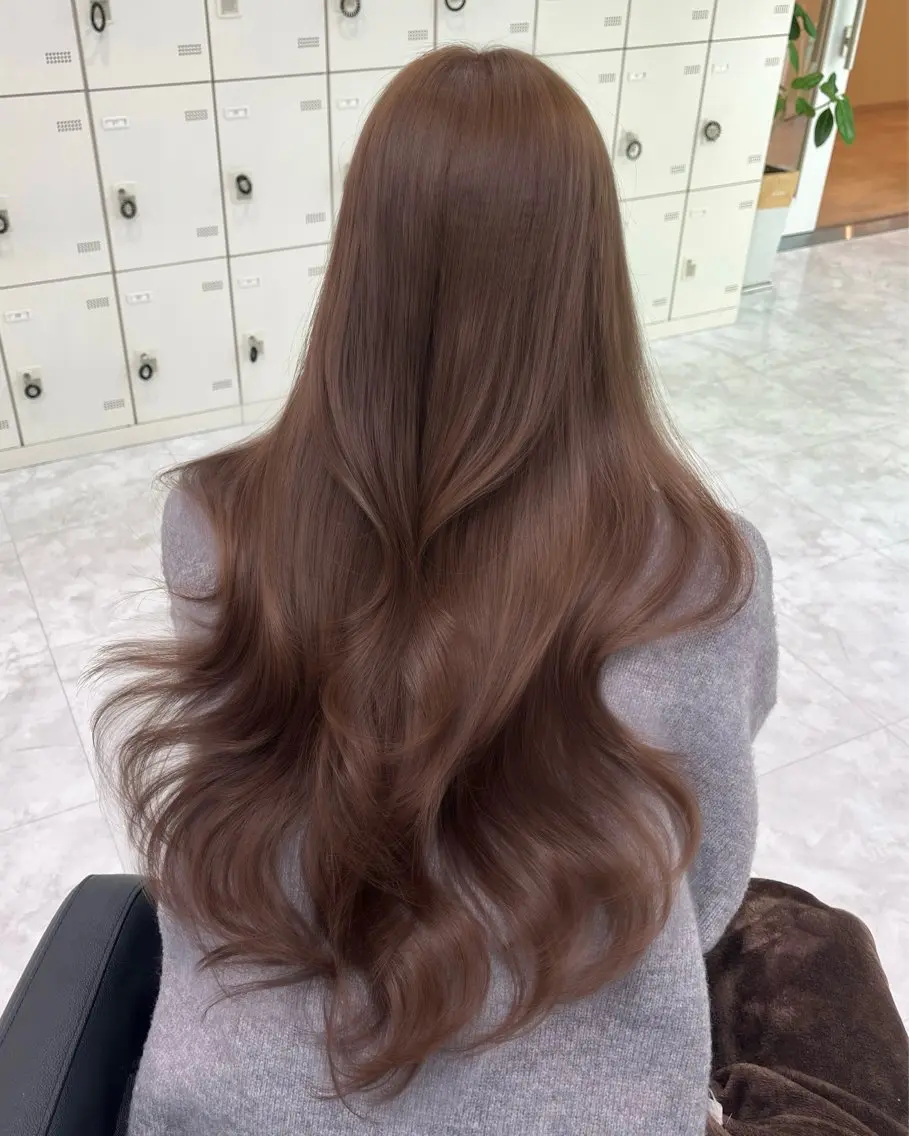 ロング カット ヘアカラー 🤍ワンホンヘア 🤍Rikuto🤍のヘアスタイル