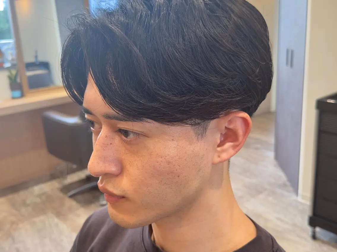 人気No.1メニューメンズ似合わせカット+ニュアンスパーマの写真