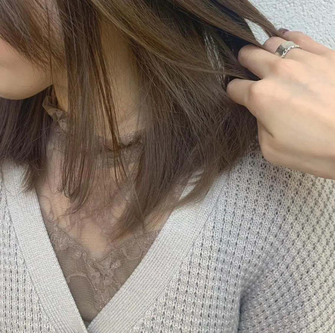 ミディアム カラー ベージュカラー 沖縄/ヘアアレンジ /ナカノのヘアスタイル
