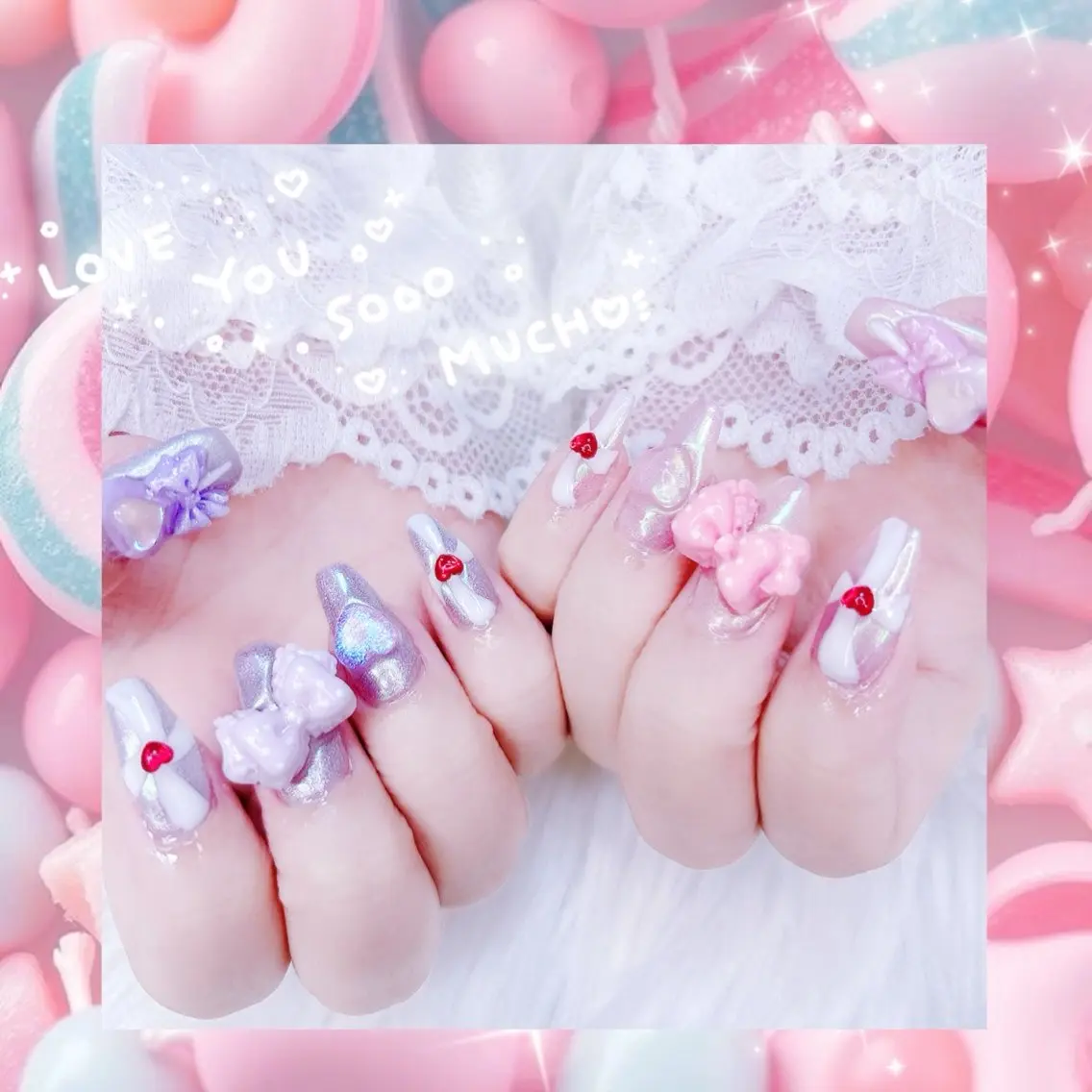 ネイル クリアネイル ハロウィン ロングネイル ハンドネイル mini nailのネイルデザイン