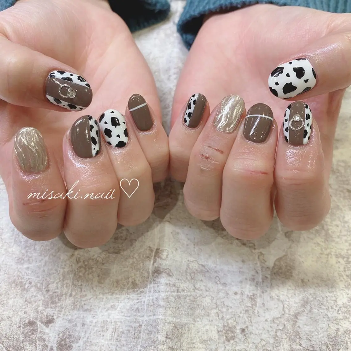 ネイル 韓国ネイル ワンホンネイル ハンドネイル nailsalon miinailsのネイルデザイン