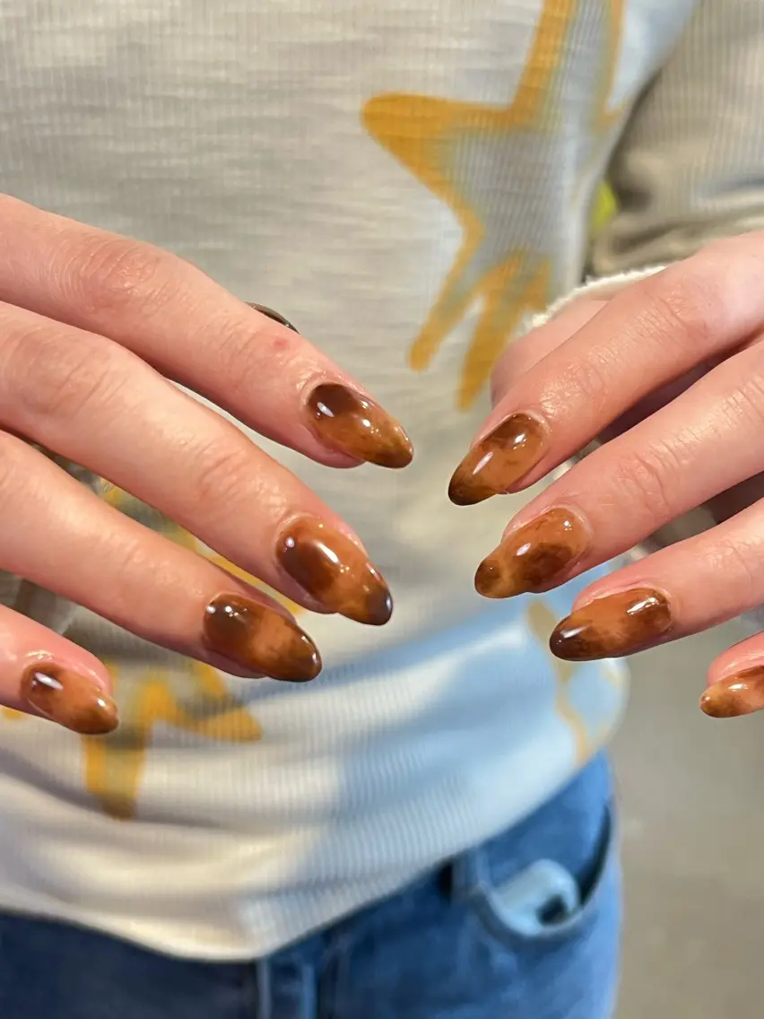 ネイル ハンドネイル Hata nail 🎀個性派ニュアンスのネイルデザイン