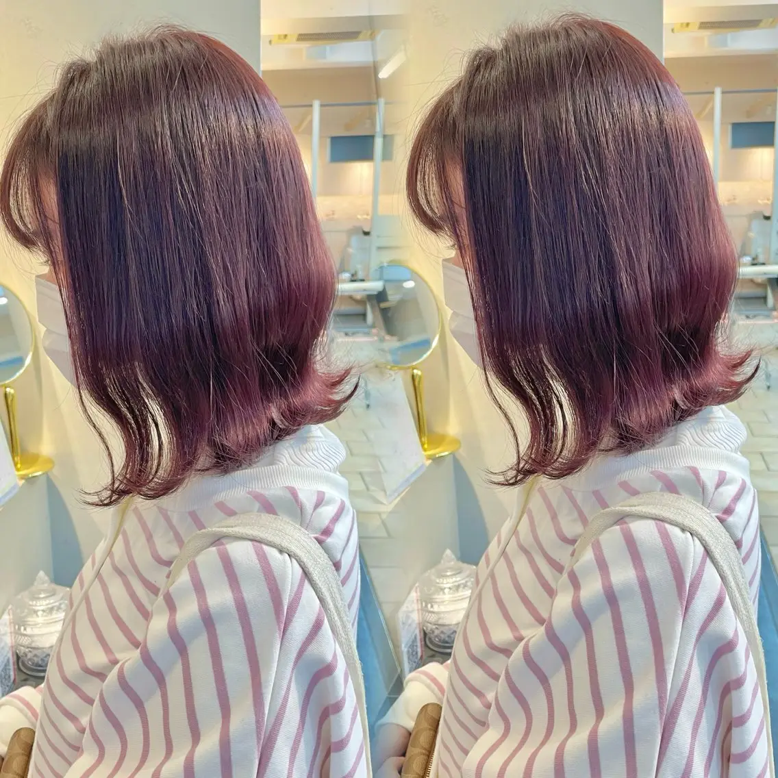ショート カラー ブリーチなしカラー kana🐱のヘアスタイル