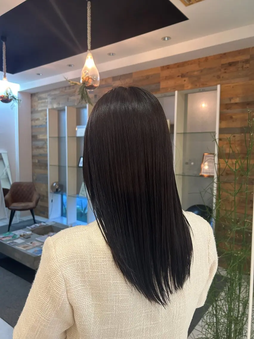 カラー ダークグレー ダークグレージュ グレージュ 長久手/カラー パーマ💟/ルナのヘアスタイル