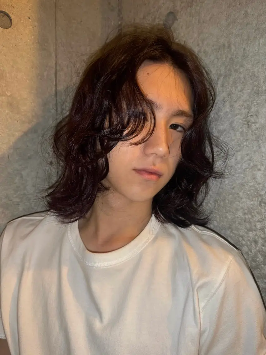 ミディアム メンズ RESSUAL くるみのヘアスタイル