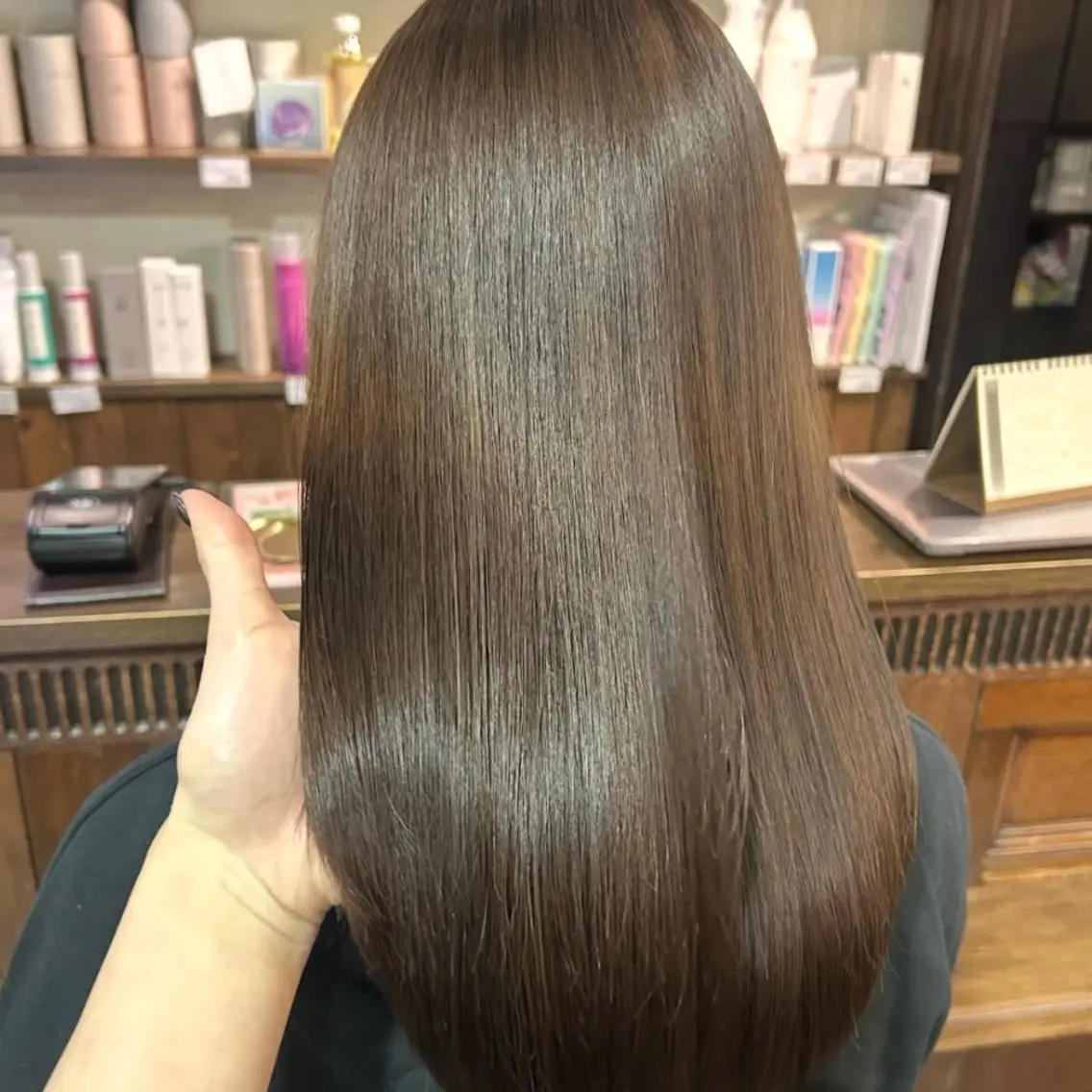 セミロング 柏木 優名のヘアスタイル