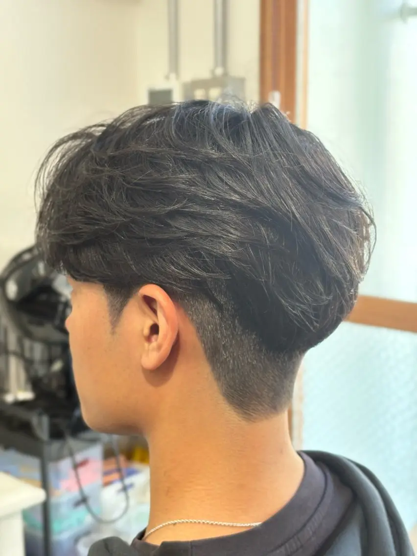 パーマ メンズ フェザーパーマ メンズパーマ パーマ Snalyメンズ特化 スエハラのヘアスタイル