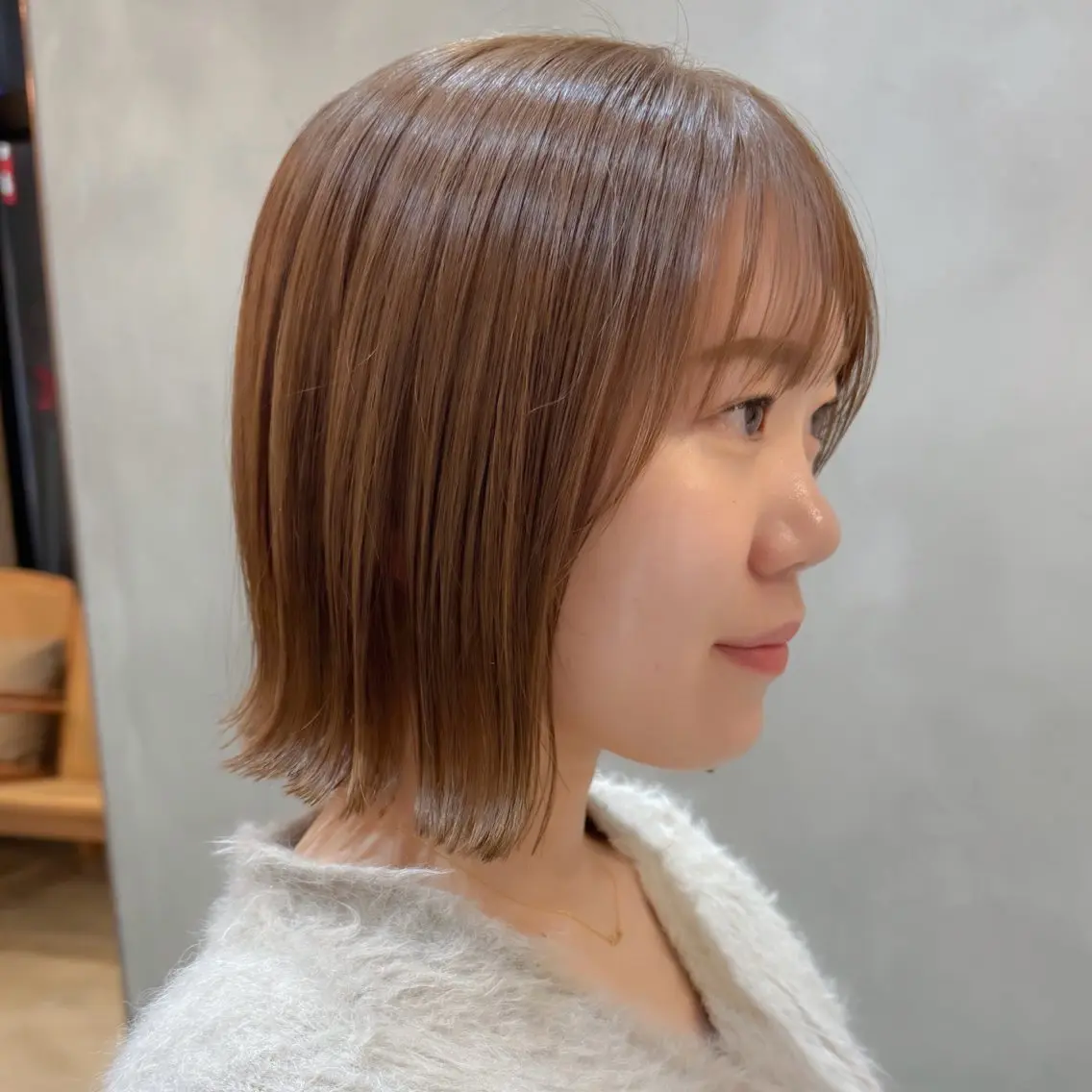 ミディアム カット ヘアカラー 縮毛矯正 トリートメント 🌹ボブ/髪質改善 韓国ヘア🌹澤口龍成のヘアスタイル