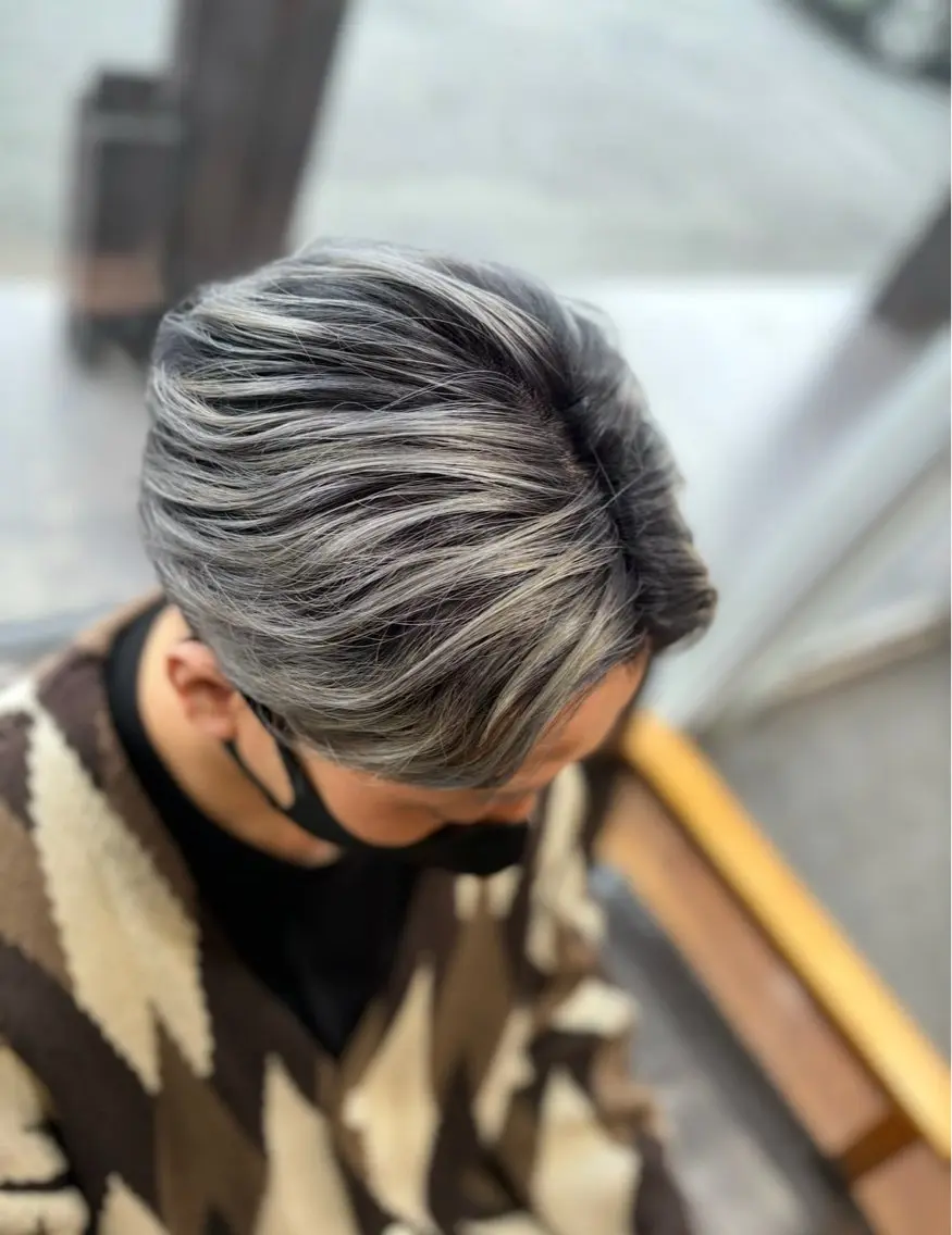 カラー メンズ 朝セット楽！指名多数 メンズ特化/黒部由徒のヘアスタイル