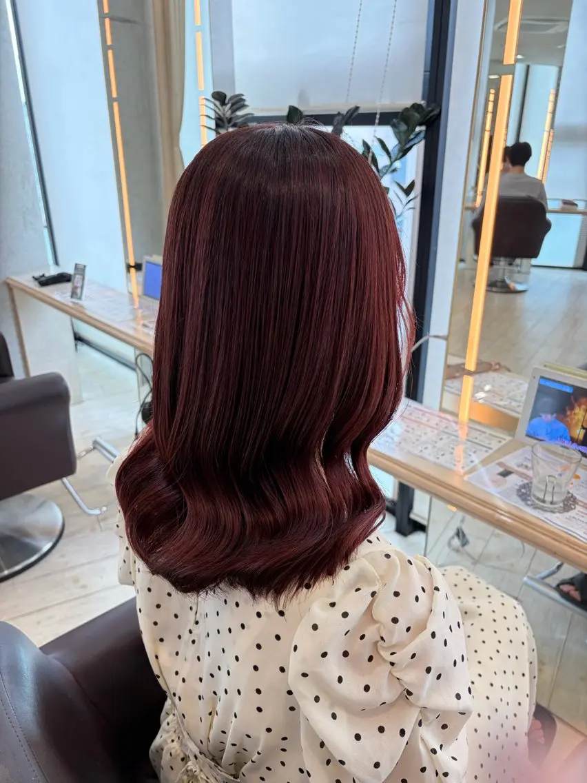 カラー 🍪ヨシイハルネ🍪 ラベンダーカラーのヘアスタイル